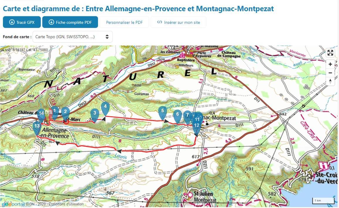 Gite Avec Terrasse Privee Proche Des Gorges Du Verdon Allemagne-en-Provence Exterior foto